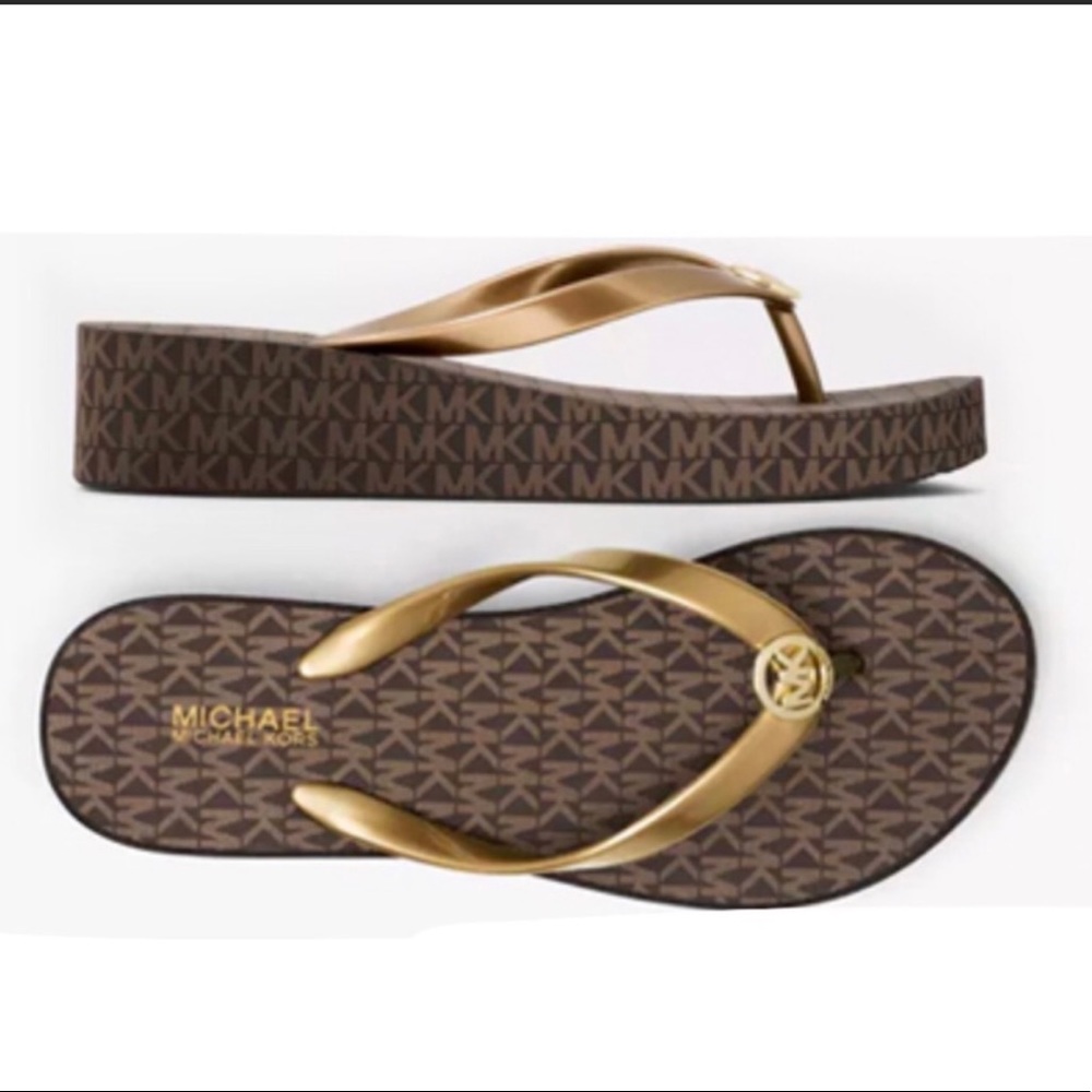 Excellent condition MK flip flops